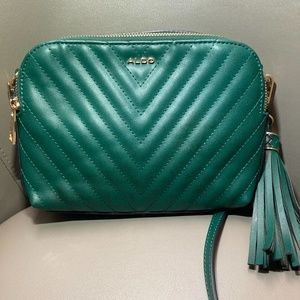 Green aldo crossbody purse